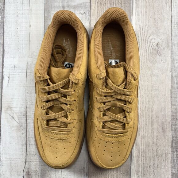 Nike Air Force 1 LV8 AF1 Wheat Gum Low Sneakers Suede Women's Size 8 I Kids 6.5Y - Picture 4 of 12